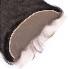 Luxury 8A Virgin Peruvian Straight Bundle  deal with Frontal