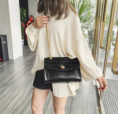 Florence Black Satchel handbag (NEW)